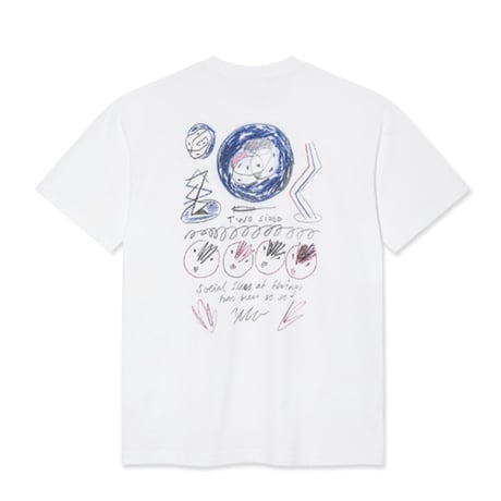 POLAR SKATE CO Tシャツ 半袖 白 ポーラー メンズ　Social Side Tee （White）