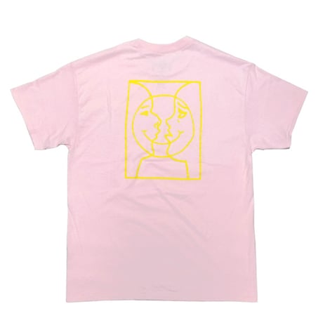 KROOKED Tシャツ クルキッド 半袖 ピンク　KROOKED SKATEBOARDS MOONSMILE RAW S/S TEE （LIGHT PINK）