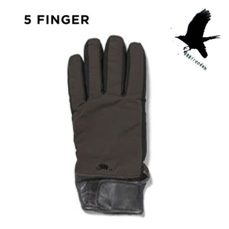 SALE 21-22 GREENCLOTHING  スノー グローブ グリーンクロージング GREEN CLOTHING 5FINGER GLOVE  男性&女性用 （D.KHAKI)