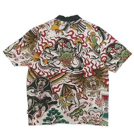 SALE VOLCOM シャツ 半袖 ボルコム メンズ　TOKYO TRUE FEATURED ARTIST YUSUKE SHORT SLEEVE SHIRT （STONE）