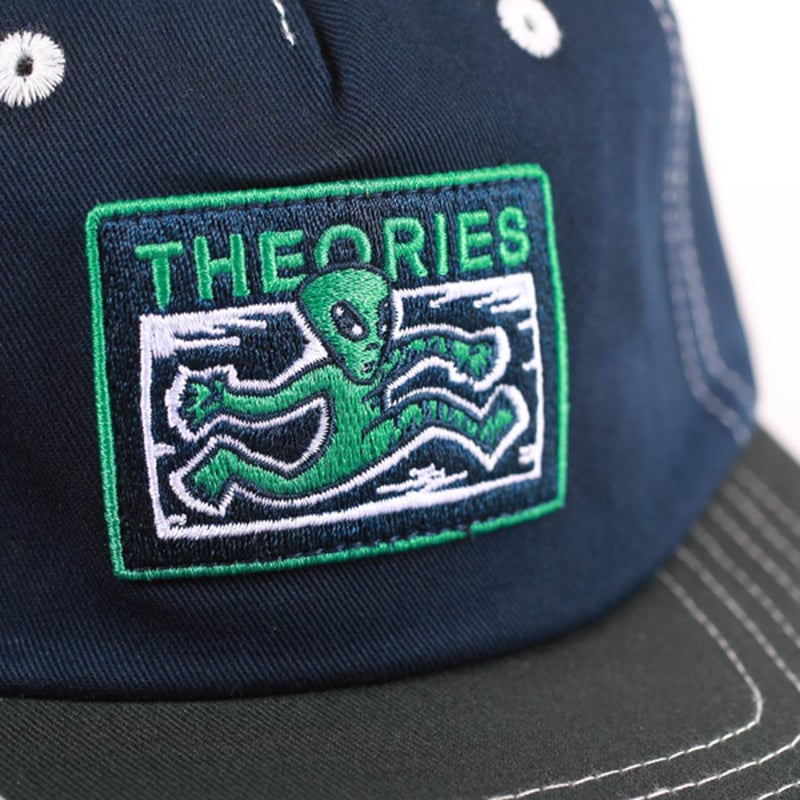 THEORIES CAP セオリーズ キャップ ネイビーxグリーン Theories Enig