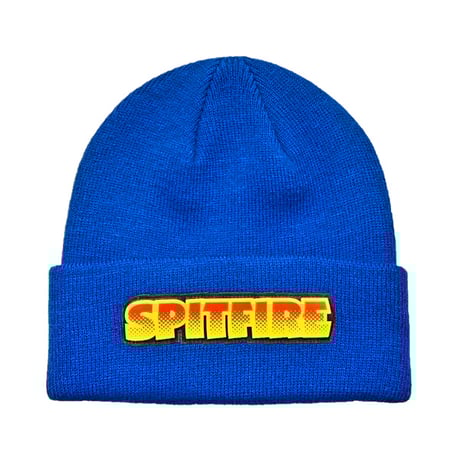 SPITFIRE WHEELS ビーニー 青 スピットファイア　SPIT FIRE BEATDOWNS SCRIPT CUFF BEANIE（ROYAL）