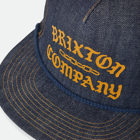 BRIXTON キャップ ブリクストン メッシュキャップ CAP ネイビー　CHAINS NP HP TRUCKER HAT （DARK DENIM/NAVY）