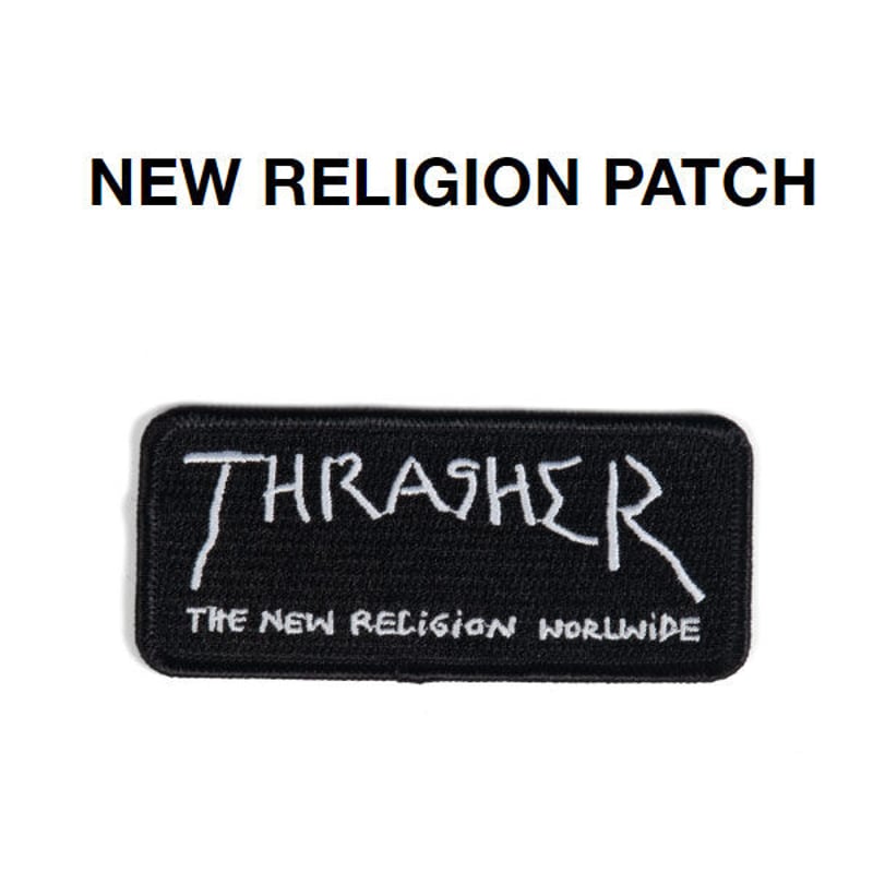 THRASHER ワッペン THRASHER MAGAZINE OUTLINED PATCH