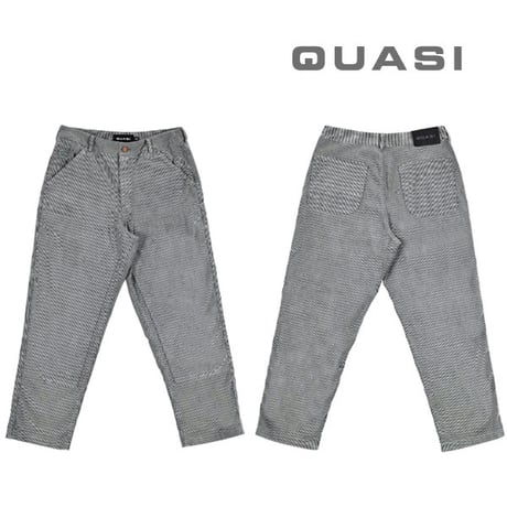 SALE QUASI SKATEBOARDS パンツ メンズ クワジ クワージー アパレル　QUASI Work Pant (Pin Grey)