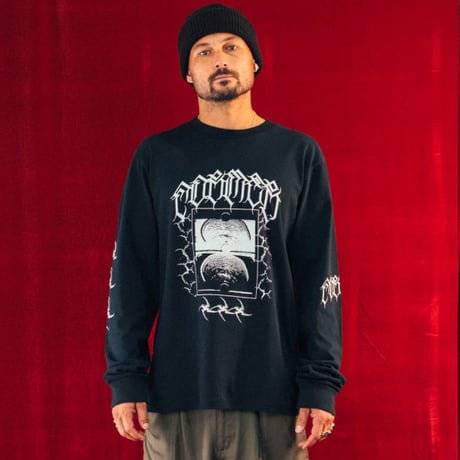 SALE FORMER 長袖 Tシャツ　FORMER FRACTURE CRUX LS T-SHIRT（BLACK） メンズ フォーマー
