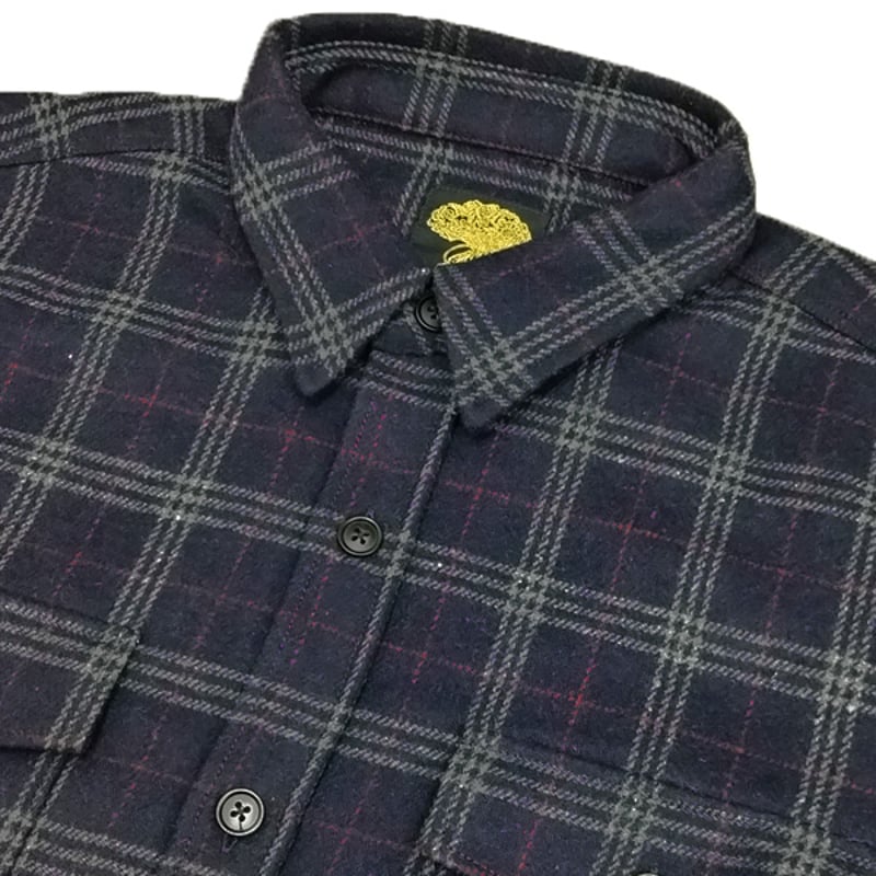 美品 GREENCLOTHING WOOL FLANNEL SHIRTS oddball-skate-snow_7790