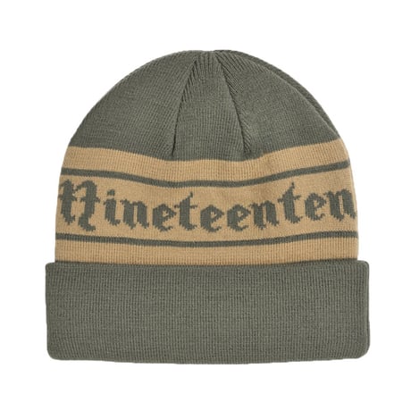 1910 9teenten ビーニー　1910 Ironhorse Beanie （Olive/Khaki） MS225242 グリーン系 ニット帽 ナインティーン テン