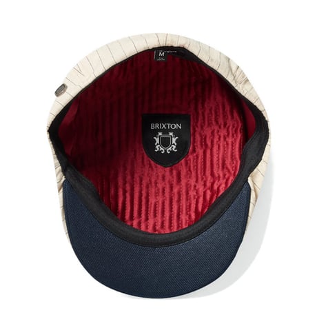 SALE BRIXTON キャスケットタイプ ブリクストン クリーム色　20TH ANNIV BROOD CAP （CREAM/NAVY）