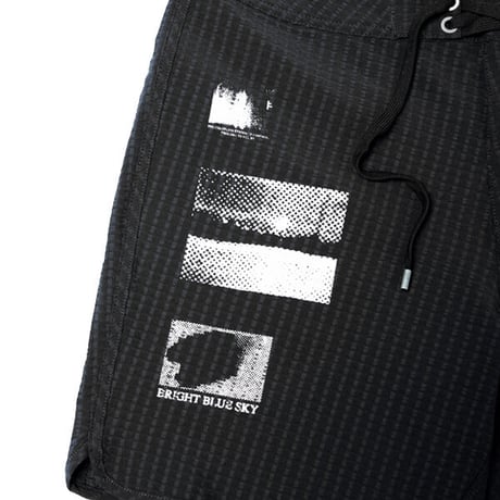 SALE FORMER ボードショーツ トランクス 黒 メンズ フォーマー　FORMER DELICATE SCALLOP 17'  TRUNK （BLACK）