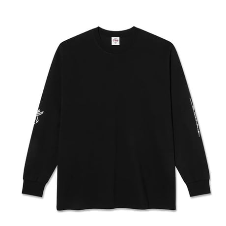 POLAR SKATE CO Tシャツ 長袖 ポーラー メンズ　Sad at Times LS Tee  (Black）