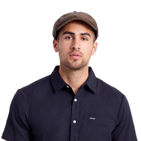 SALE BRIXTON ハンチング ブルード ブリクストン　BROOD SNAP CAP CASKET（SLATE BLUE/LION PLAID　BROWN/KHAKI）
