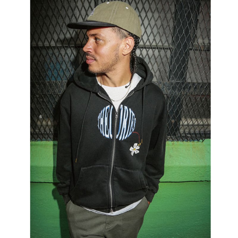 THEORIES パーカ THEORIES ZIP HOOD POLLINATE ZIP-UP