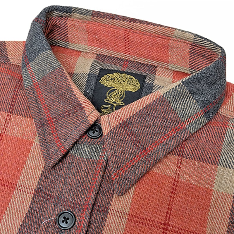 25-26 フランネルシャツ グリーンクロージング GREEN CLOTHING WOOL F