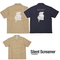 SALE ワークシャツ ホライゾン ホライズン HORIZON Silent Screamer Short Sleeve Work Shirts  （2カラー）