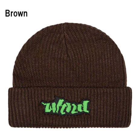 WKND ビーニー Skateboards ウィークエンド　Arrived Beanie （Brown　Steel）