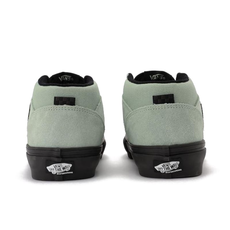 VANS スケートハーフキャブ バンズ スニーカー グレーグリーン系