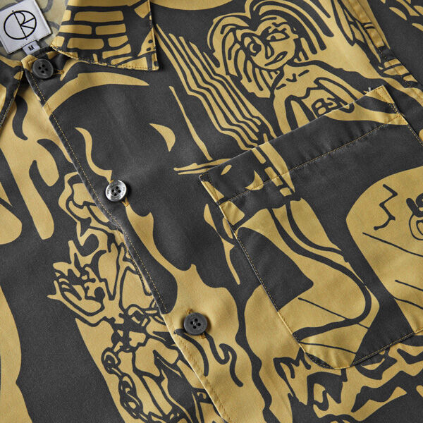 SALE☆半額 POLAR SKATE CO シャツ 半袖 ポーラー EMILE ART SH