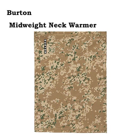 BURTON バートン スノーボード ネックウォーマー Burton Midweight Neck Warmer (Snowfall Camo)  24-25