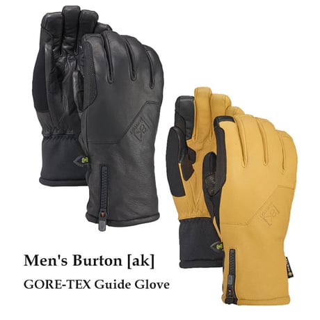 SALE 【S M L】 BURTON メンズ バートン グローブ ガイド Men's Burton [ak] GORE‑TEX Guide Glove  （TrueBlack　Rawhide)