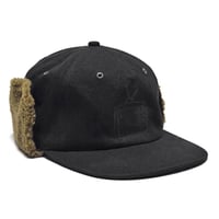 WKND イヤーフラップキャップ CAP Skateboards ウィークエンド　Denim Ear Flap hat （Black）