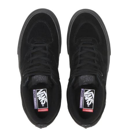 VANS スケートハーフキャブ バンズ スニーカー 黒　SKATEBOARDING SKATE HALF CAB (BLACK/BLACK） VN0A5FCDBKA