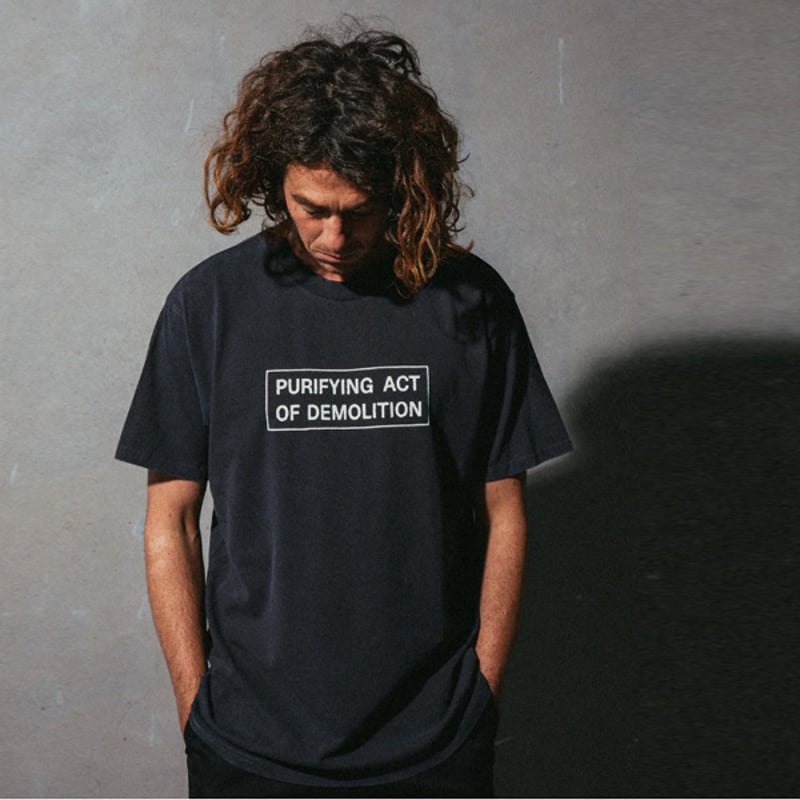 FORMER Tシャツ 半袖 ブラック フォーマー FORMER ACTION T-SHIRT