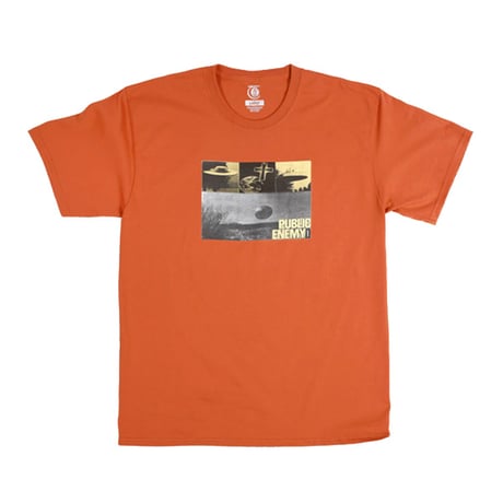 THEORIES Tシャツ セオリーズ メンズ 半袖 オレンジ　PUBLIC ENEMY TEE (TEXAS ORANGE)