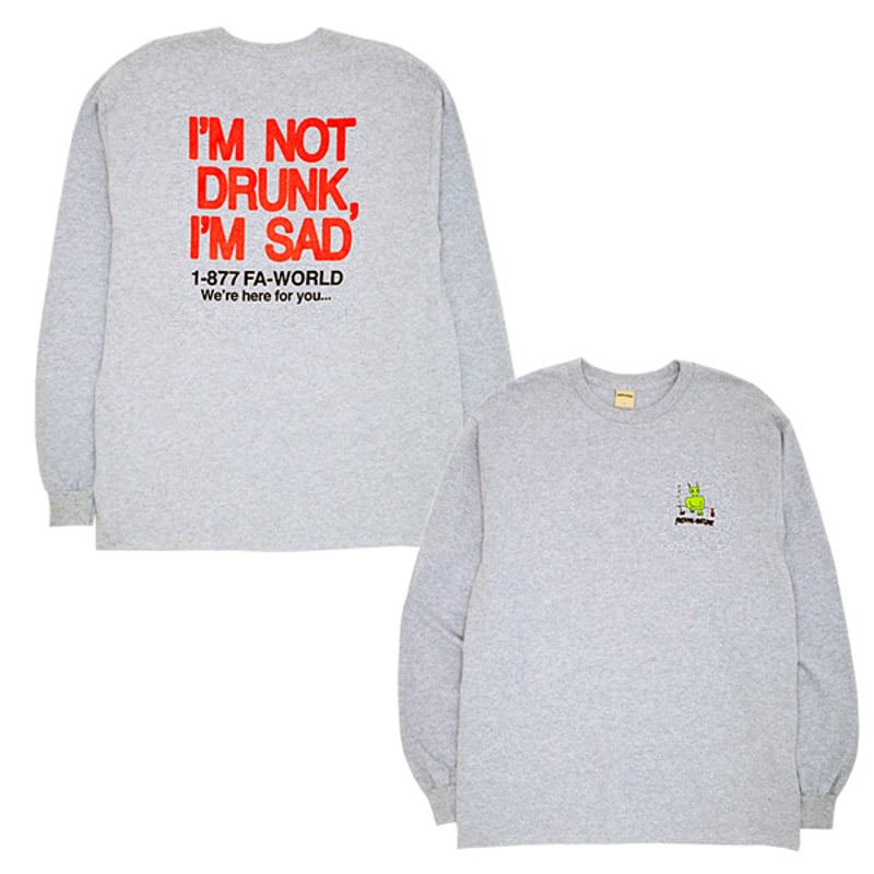 FUCKING AWESOME ファッキンオーサム 長袖 Tシャツ Drunk and Sad FUCKING AWESOME ファッキンオーサム 長袖 Tシャツ Drunk and Sad