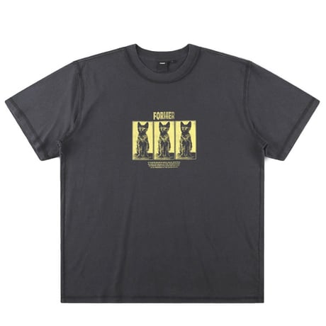 FORMER Tシャツ 半袖 ブラック フォーマー　VET T-SHIRT （WASHED BLACK）
