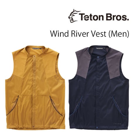 TETON BROS. ティートンブロス ウィンドリバーベスト　TETONBROS Wind River Vest (Men)　（Bronze 　Dark Navy）