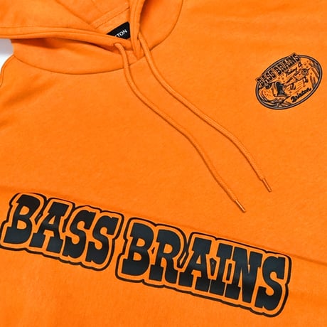SALE BRIXTON パーカー ブリクストン メンズ オレンジ　BASS BRAINS SWIM HOOD （ORANGE）