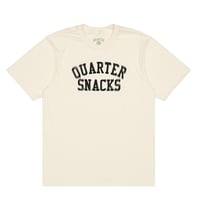 QUARTER SNACKS Tシャツ 半袖 クウォータースナックス　MOTION ARCH TEE (CREAM)