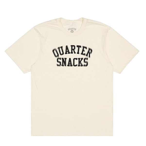 QUARTER SNACKS Tシャツ 半袖 アイボリー クウォータースナックス