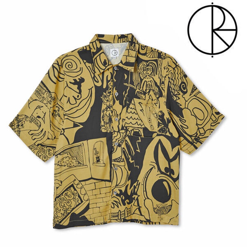 SALE☆半額 POLAR SKATE CO シャツ 半袖 ポーラー EMILE ART SH