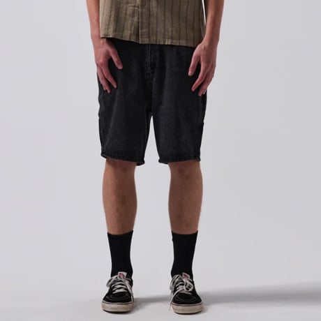 SALE FORMER ショート パンツ デニム メンズ フォーマー　FORMER REYNOLDS DISTEND WALKSHORT （BLACK STONE）