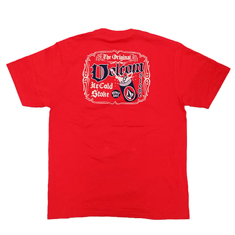 VOLCOM ボルコム Tシャツ 半袖 赤 メンズ　VOLCOM ICE COLD STOKE SHORT SLEEVE TEE （RIBBON RED）