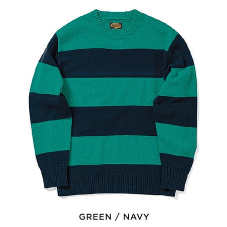 SALE 23-24 GREENCLOTHING セーター　GREEN CLOTHING WOOL SWEATER  (2カラー)  メンズ レディース グリーンクロージング