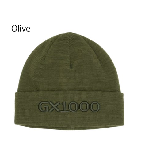 GX1000 ニット帽 ビーニー ジーエックスセン 黒 緑　OG Logo Beanie （Ｂlack　Olive）