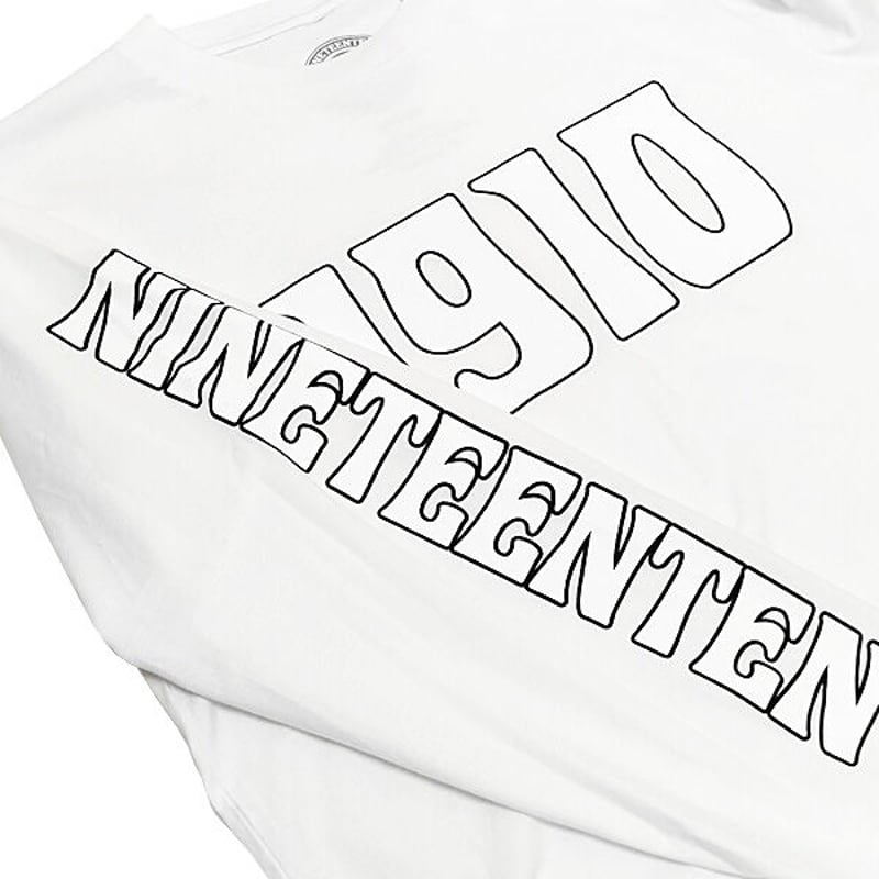 1910 9teenten Tシャツ 1910 TOTEM L/S T-SHIRT （WHIT