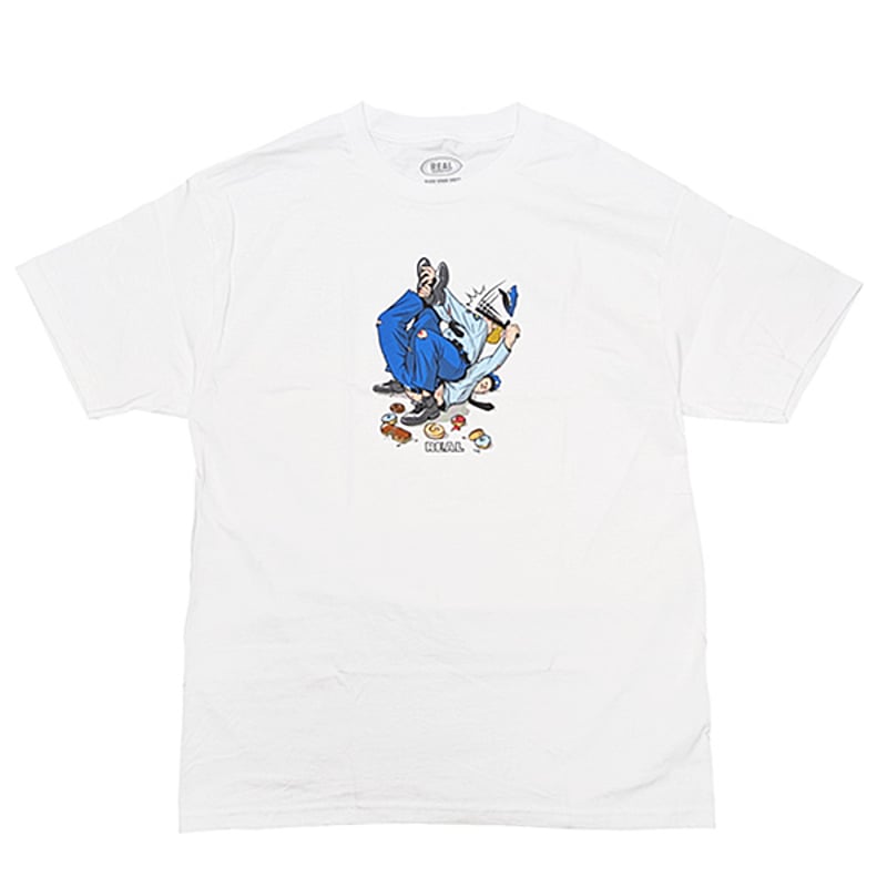 REAL SKATEBOARDS Tシャツ 半袖 リアル スケートボード REAL DOUBL