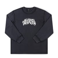 FORMER Tシャツ 長袖 フォーマー　PRAISE LS T-SHIRT （WASHED BLACK）