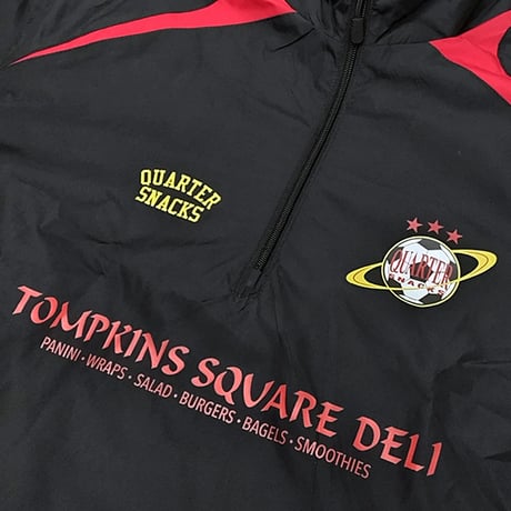 SALE QUARTER SNACKS トラックジャケット ブラック クウォータースナックス　QUARTER SNACKS Deli Squad Track Jacket （Black）