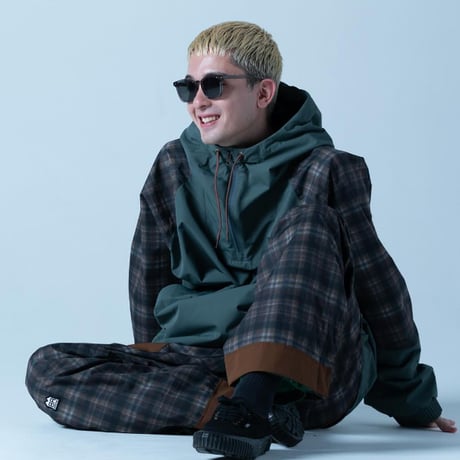 SALE スノーパンツ インハビタント inhabitant BAKER PANTS ISM23OB52 （グリーン　ブラウン2）