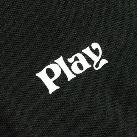 SALE PLAYDESIGN Tシャツ　PO1 FRIDAY BECAME PLAYDAYS TEE （BLACK） 半袖 メンズ コラボ プレイ プレイデザイン
