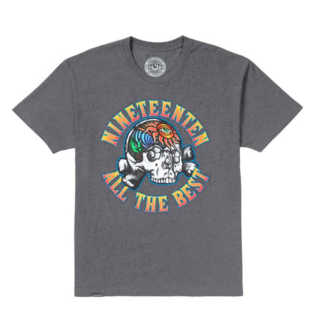 1910 9teenten Tシャツ グレー　1910 In Your Head Too SS Tee （Charcoal） 半袖 ナインティーン テン