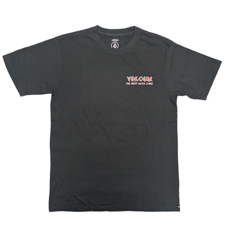 VOLCOM ボルコム Tシャツ 半袖 チャコールグレー メンズ　Never Ends Short Sleeve Tee (Stealth)