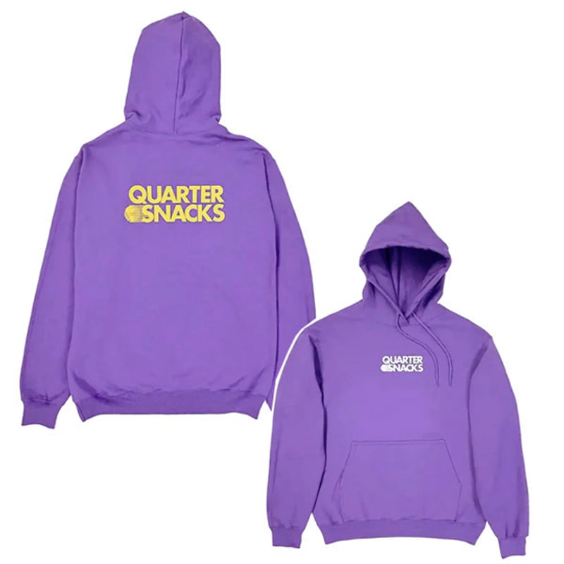 SALE QUARTER SNACKS パーカー パープル クウォータースナックス