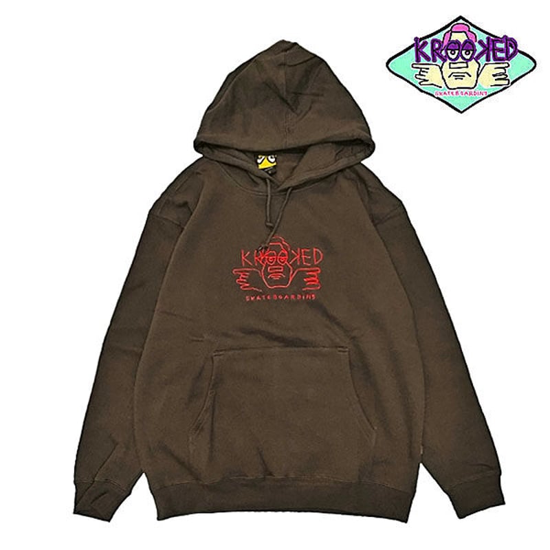 KROOKED パーカー KROOKED ARKETYPE RAW EMB PULLOVER