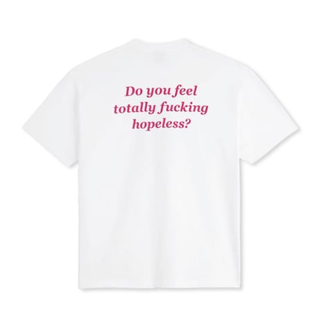 POLAR SKATE CO Tシャツ 半袖 白 ポーラー メンズ　HOPELESS TEE （WHITE）